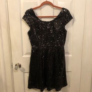 F21 Sequined Formal Dress